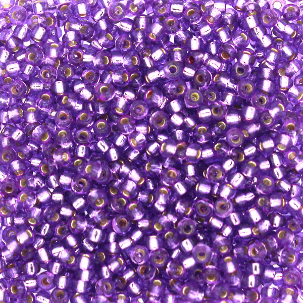 Duracoat Silverlined Dyed Lavender 11-4278 Miyuki 11/0 10g