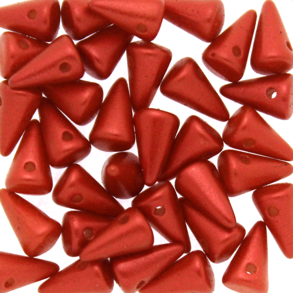 Lava Red Spikes 5x8mm 5g
