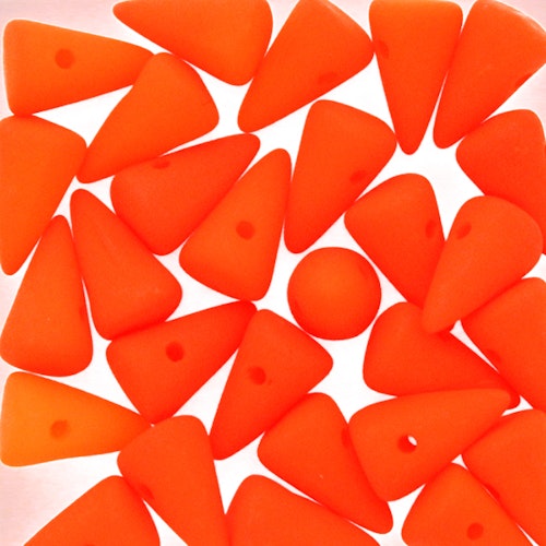 Neon Orange Spikes 5x8mm 5g