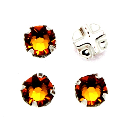 Topaz Swarovski Rose Montées ss30 53103 4st