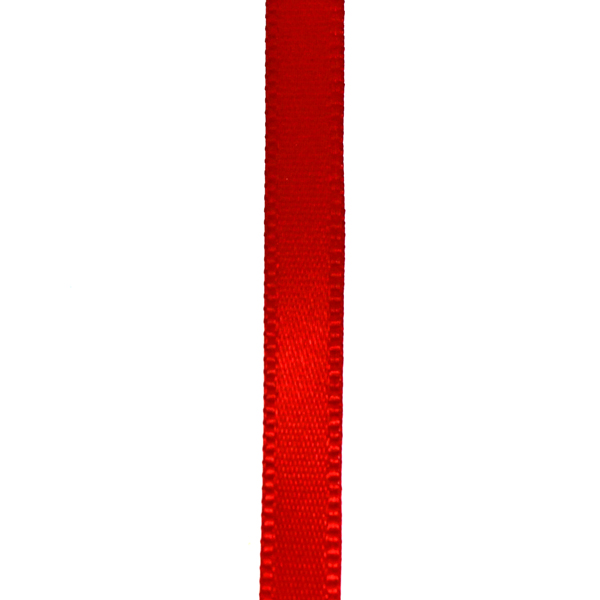 Röd Satinband 6mm 1m