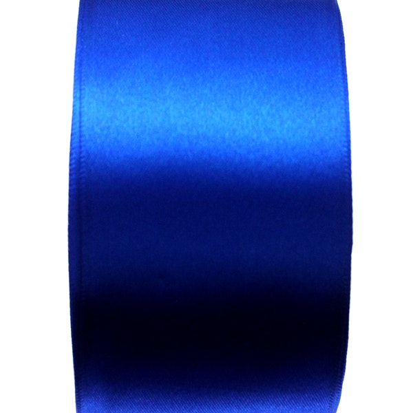 Koboltblå Satinband 50mm 1m