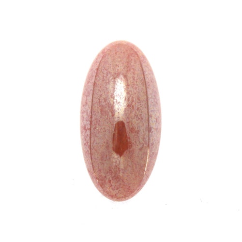 Opaque Rose Luster Athos Par Puca 20x10x6mm 1st