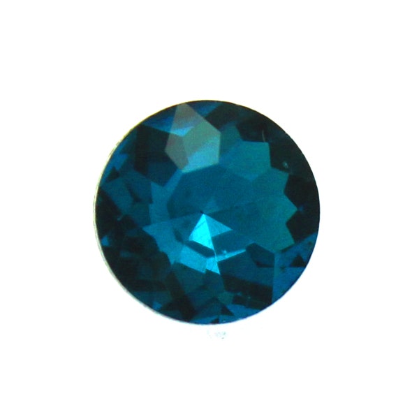 Teal Kinesisk Round Stone 8mm 4st