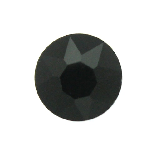 Jet Kinesisk Round Stone 8mm 4st