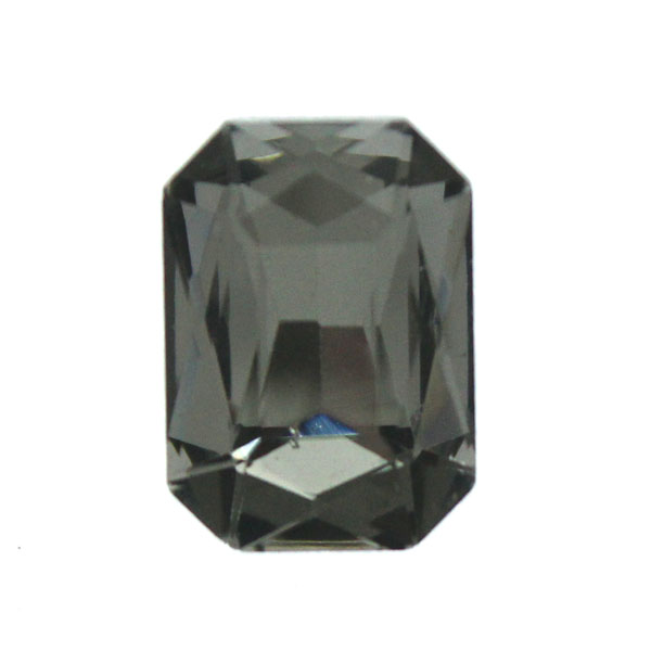 Black Diamond Kinesisk Strass Rektangel 14x10mm 2st