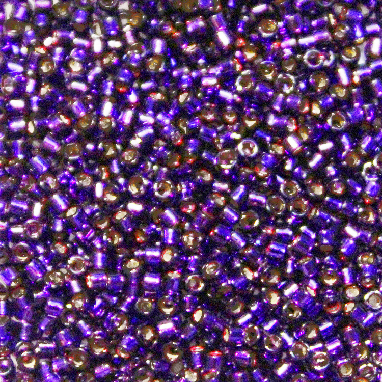 Dyed Silverlined Dark Purple DB-0609 Delicas 11/0 5g