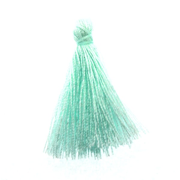 Light Green Turquoise Tassel/Tofs Ø5mm 3cm