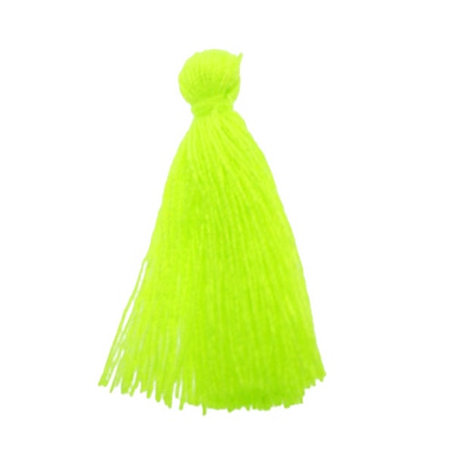 Neon Yellow Tassel/Tofs Ø5mm 3cm