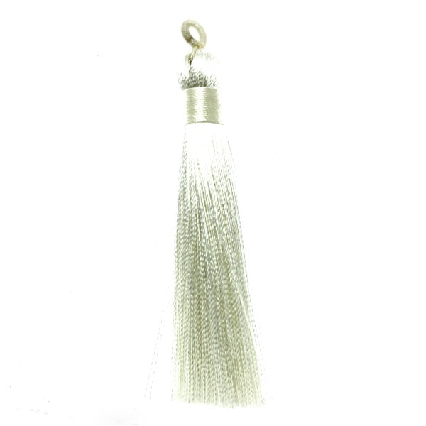 Cream Tassel/Tofs Ø10mm 8cm 1st