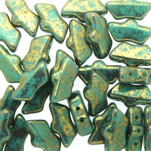 Green Turquoise Teracota Bronze Delos 10g