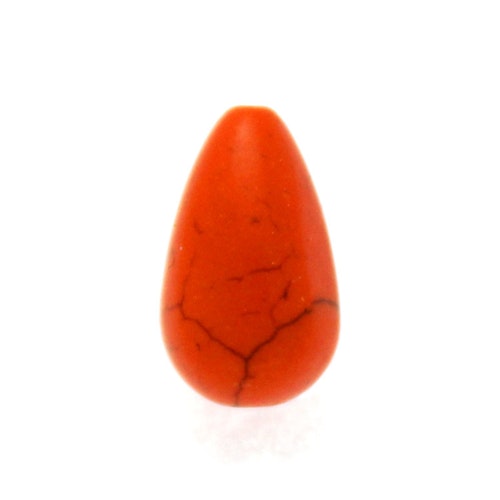 Orange Howlit Droppe 16x10mm 1st