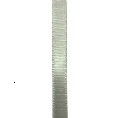Silvergrå Polyesterband 6mm 1m