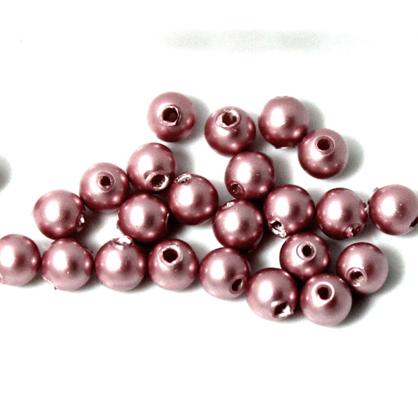 Powder Rose Swarovski Pearls 3mm 24st