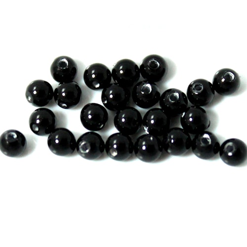 Mystic Black Swarovski Pearls 3mm 24st