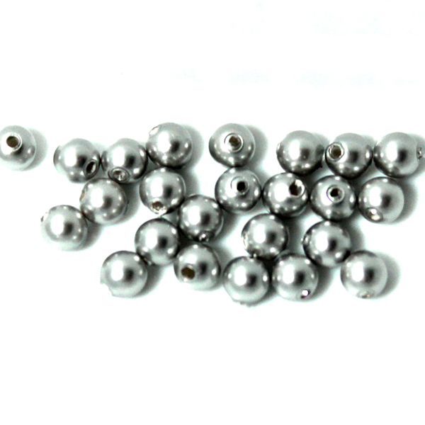 Light Grey Swarovski Pearls 3mm 24st
