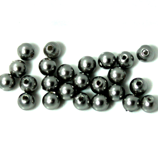 Dark Grey Swarovski Pearls 3mm 24st
