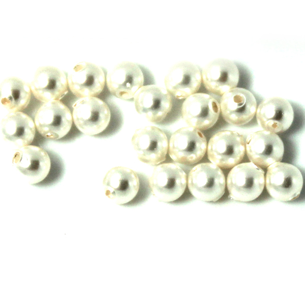White Swarovski Pearls 3mm 24st