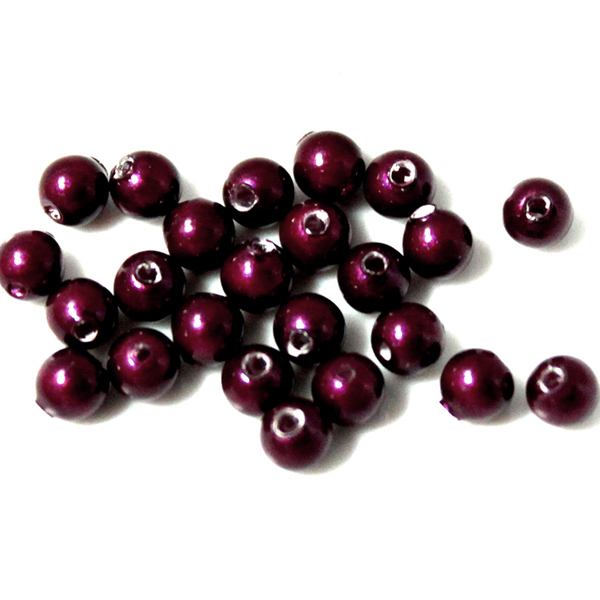 Burgundy Swarovski Pearls 3mm 24st