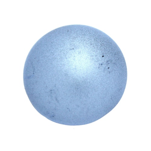 Metallic Suede Light Blue Cabochon Par Puca 25mm 1st