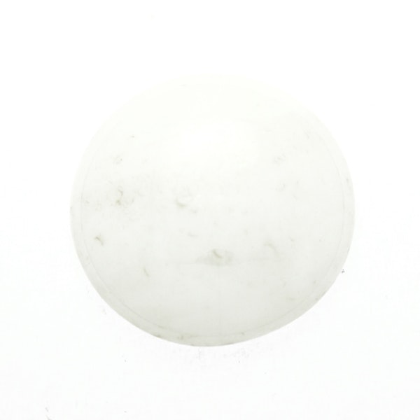 Opaque White Luster Cabochon Par Puca 25mm 1st