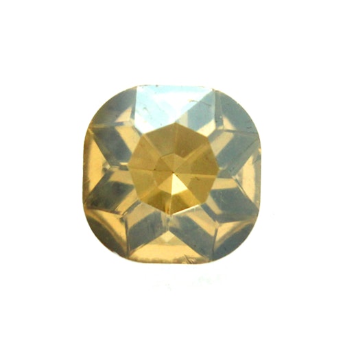Gold Shade Kinesisk Strass Cushion Square 12mm 2st
