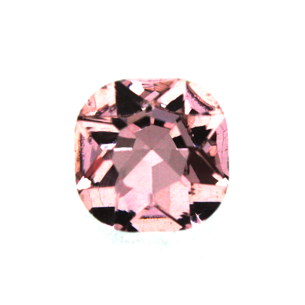 Pink Kinesisk Strass Cushion Square 12mm 2st