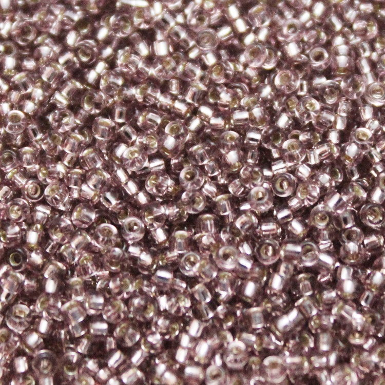 Silverlined Smoky Amethyst 15-0012 Miyuki 15/0 5g