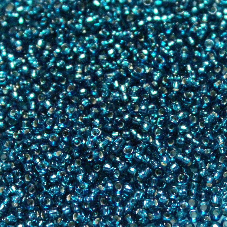 Dyed Silverlined Blue Zircon 15-1425 Miyuki 15/0 5g