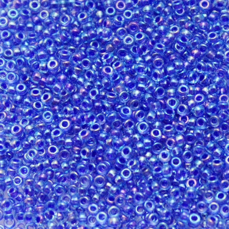 Cobalt Lined Sapphire AB 15-0353 Miyuki Seedbeads 15/0 4,9g