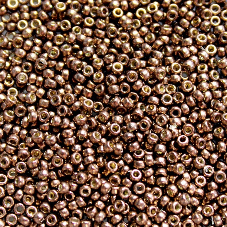 Duracoat Galvanized Dark Mauve 15-4213 Miyuki Seedbeads 15/0 5g
