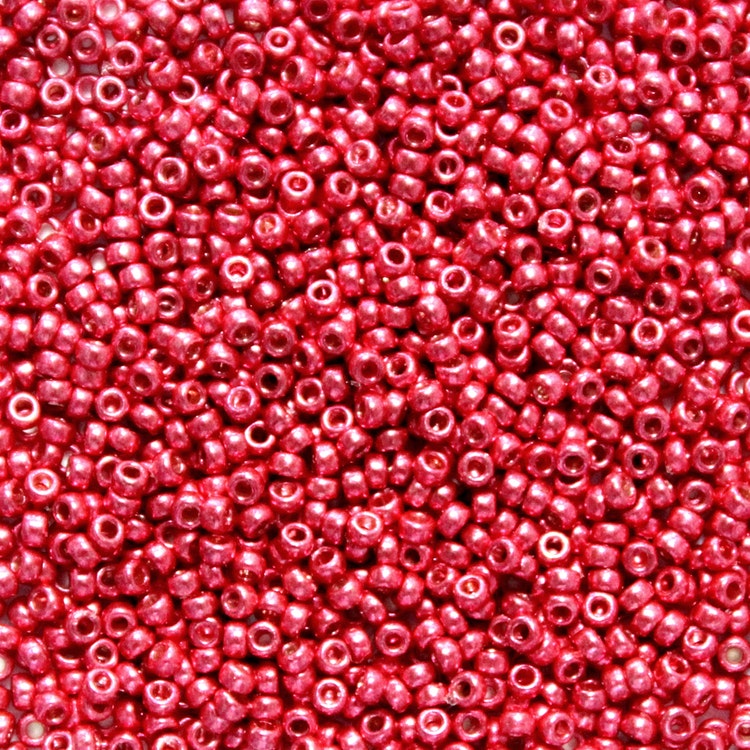 Duracoat Galvanized Light Cranberry 15-4211 Miyuki Seedbeads 15/0 5g