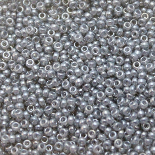 Silver Grey Ceylon 15-0526 Miyuki Seedbeads 15/0 5g