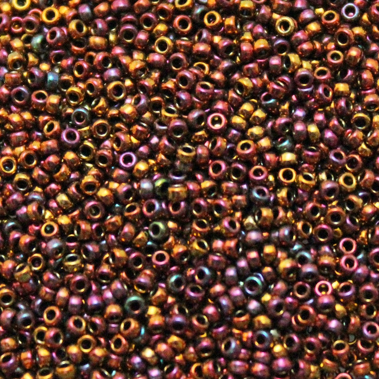 Metallic Gold Iris 15-0462 Miyuki Seedbeads 15/0 5g