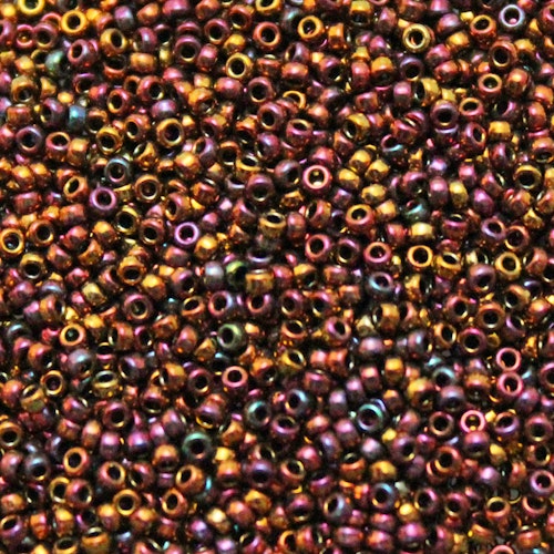 Metallic Gold Iris 15-0462 Miyuki Seedbeads 15/0 5g