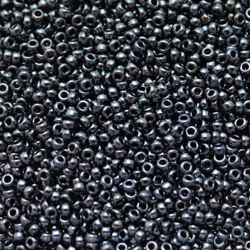 Metallic Gunmetal 15-0451 Miyuki Seedbeads 15/0 5g