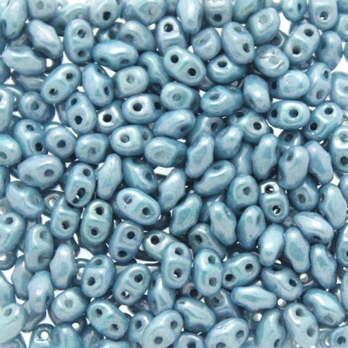 Opaque White Blue Luster MiniDuo 10g