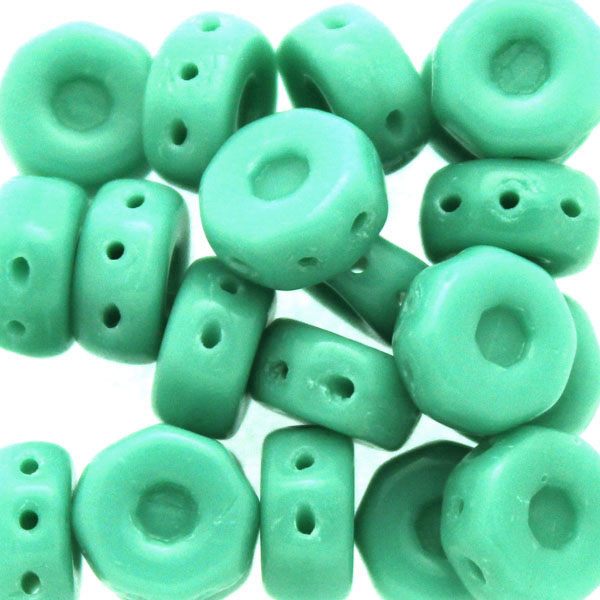 Green Turquoise Octo Beads 10g