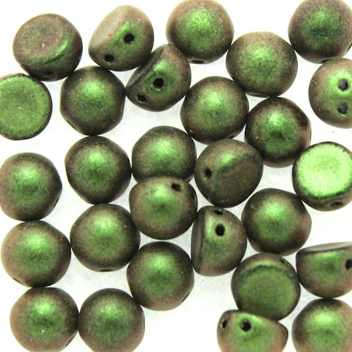 Polychrome Olive Mauve CzechMates Cabochon 10g