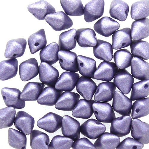 Alabaster Metallic Violet Spiky Button 50st