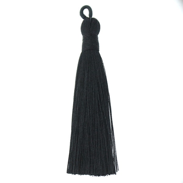 Black Tassel/Tofs Ø10mm 8cm