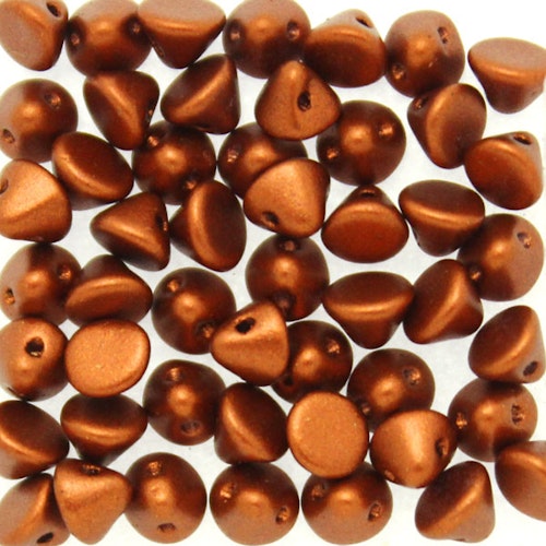 Copper Button Bead 50st