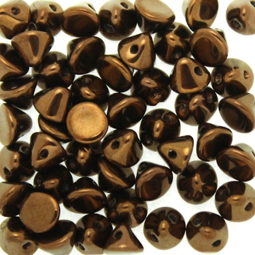 Jet Bronze Button Bead 50st