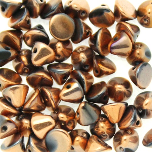 Jet Capri Gold Full Button Bead 50st