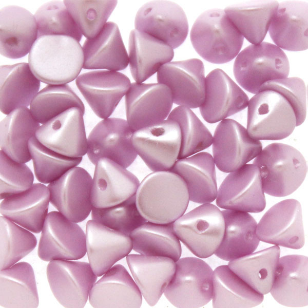 Alabaster Pastel Light Rose Button Bead 50st
