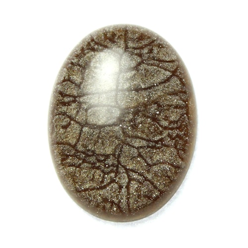 Brown Resincabochon 40x30mm 1st