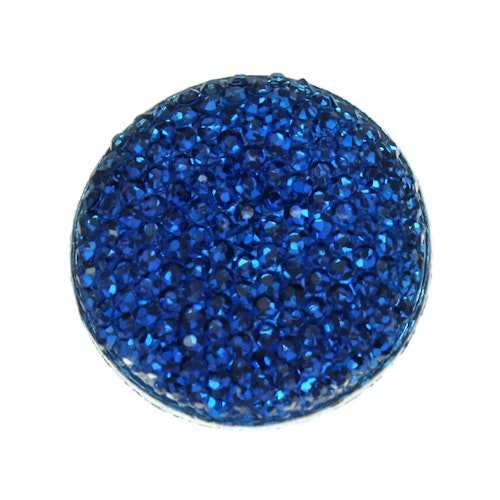 Cobalt Resincabochon Strass 25mm 1st