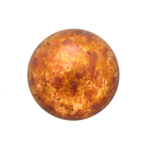 Crystal Copper Spotted Cabochon Par Puca 18mm 1st