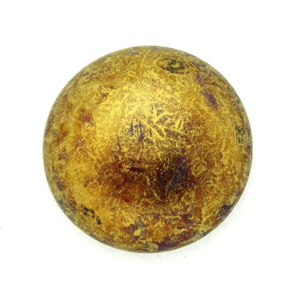 Crystal Gold Spotted Cabochon Par Puca 25mm 1st