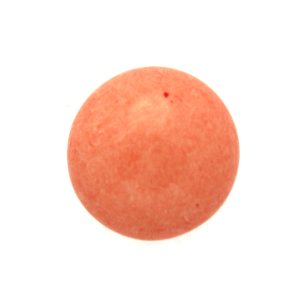 Opaque Indian Peach Cabochon Par Puca 14mm 1st